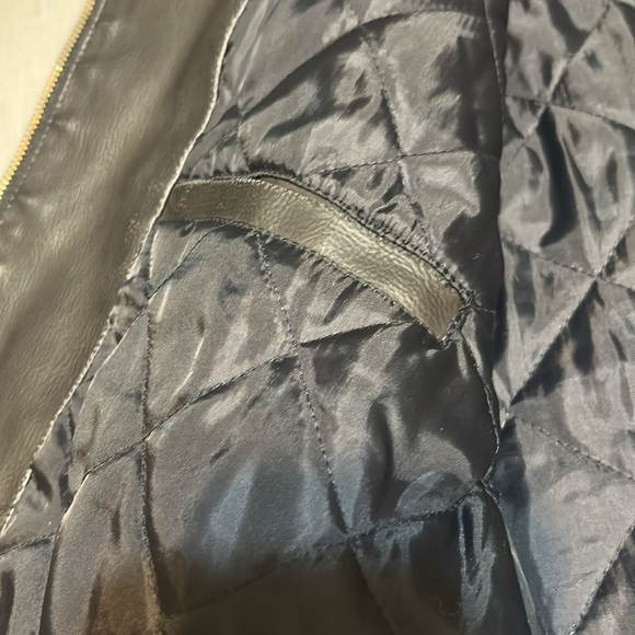 Beverly Hills Polo Club Vintage 1982 PVC Cafe Racer Synthetic Leather Jacket - Picture 8 of 11